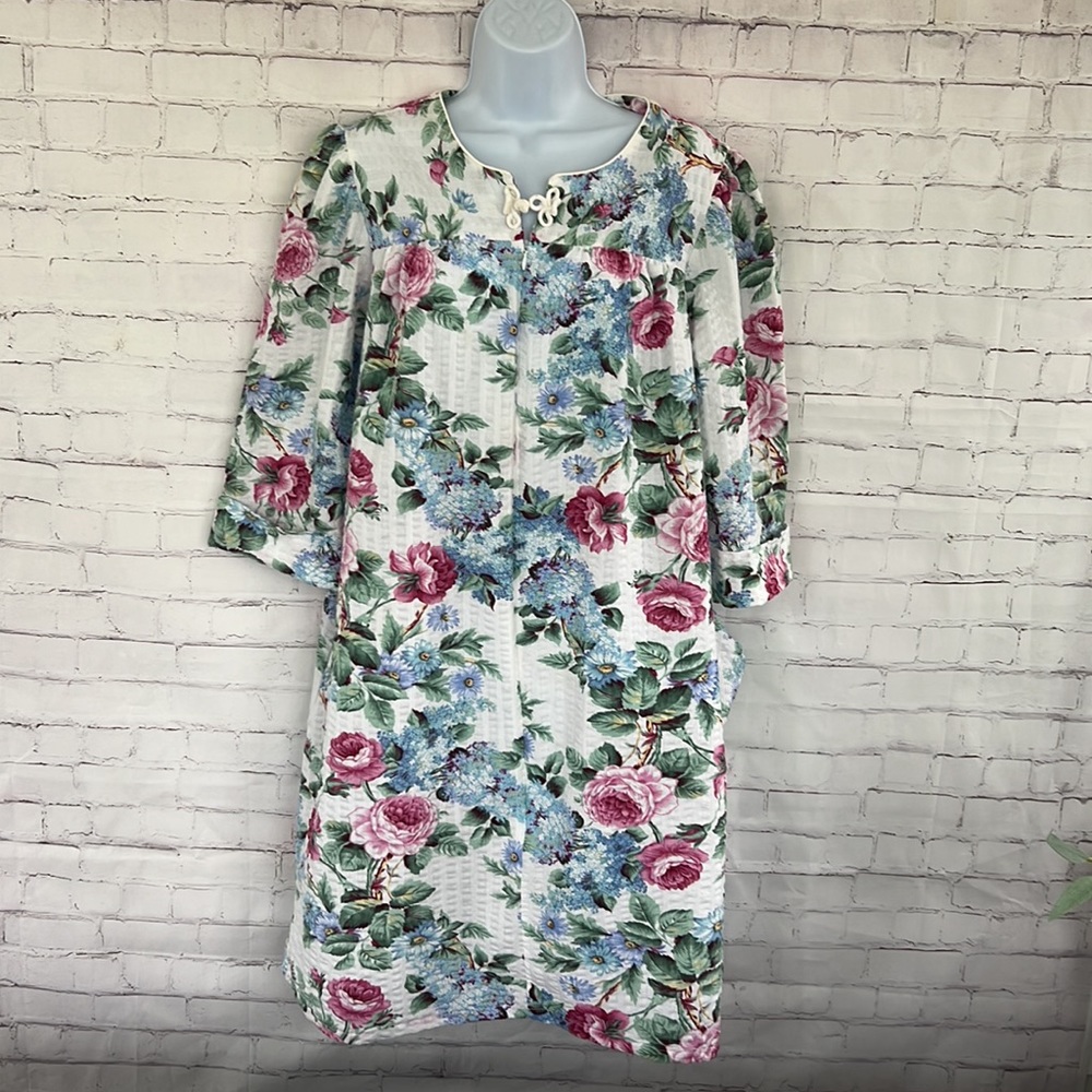 Helen Anway Miss Elaine shabby chic floral house dress
